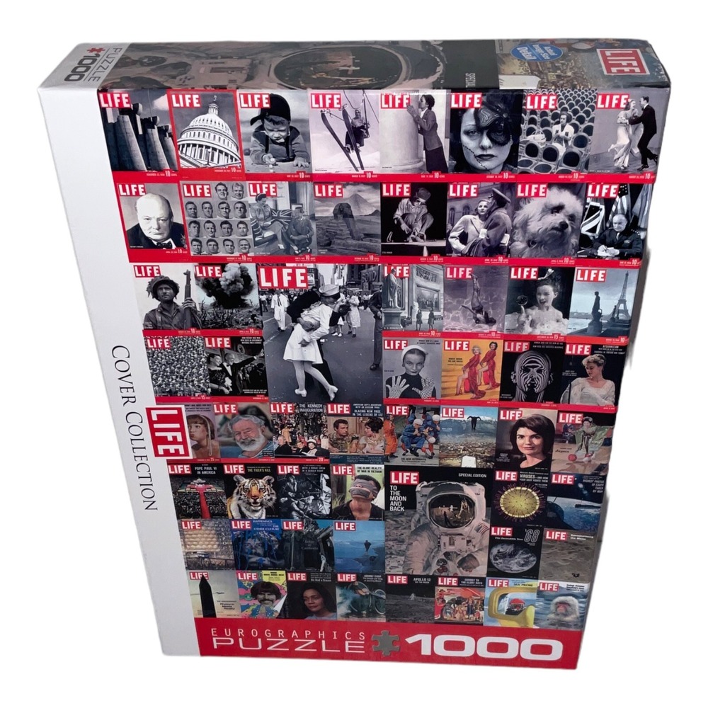 EuroGraphics The LIFE Cover Collection Jigsaw Puzzle (1000 Piece) Pcs All There‎